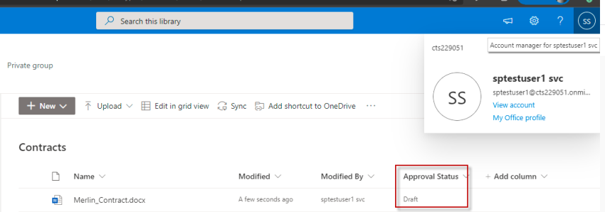 Document Approval In SharePoint Modern Sites